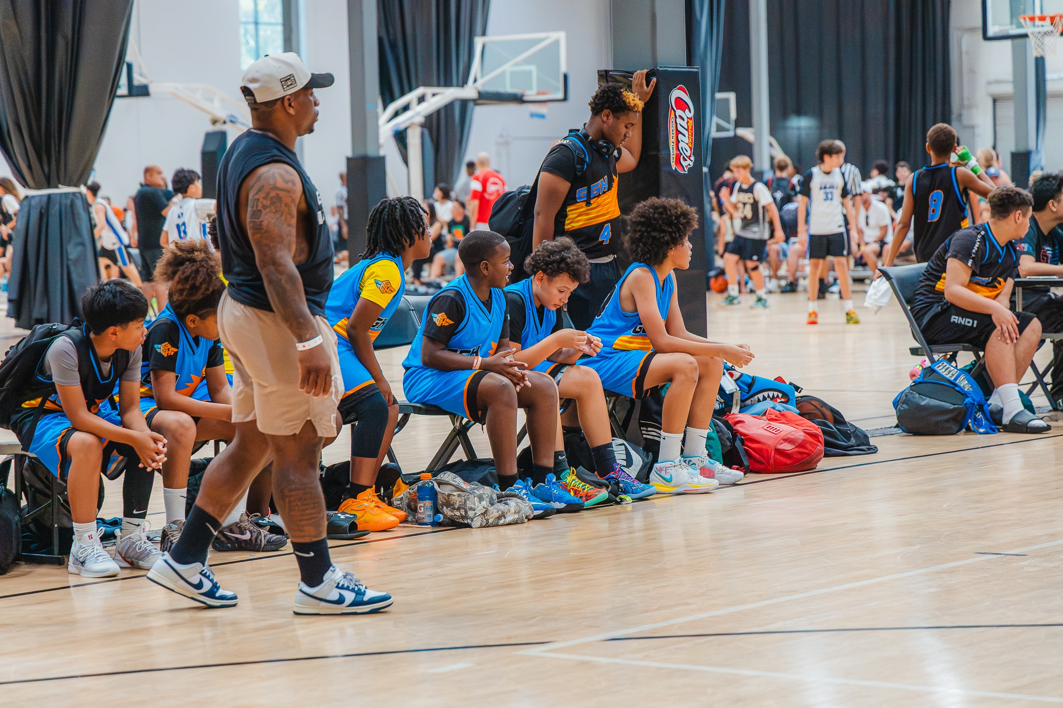 GGH Athletics community team huddle